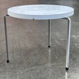 Vintage set of three round side tables nesting tables from the 70s design