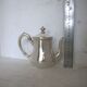Paire de cafetières plaqué argent