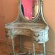 Louis XVI-style kidney hairdresser in patinated hetre