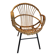 Old Children's Rattan Basket Armchair from the 60s