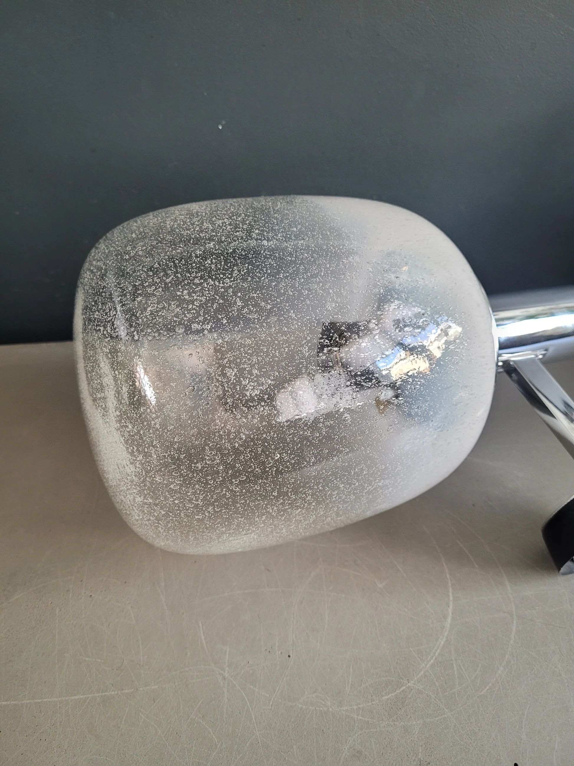 Targetti Sankey two-tone bubbled glass globe wall light - Ref 856