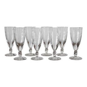 8 flûtes à champagne