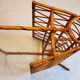 Rattan wicker magazine door from the 70s