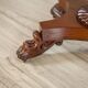 Victorian Mahogany Wood and Veneer Sewing Table, 1850s