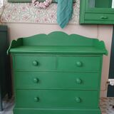 Commode verte Farmhouse style