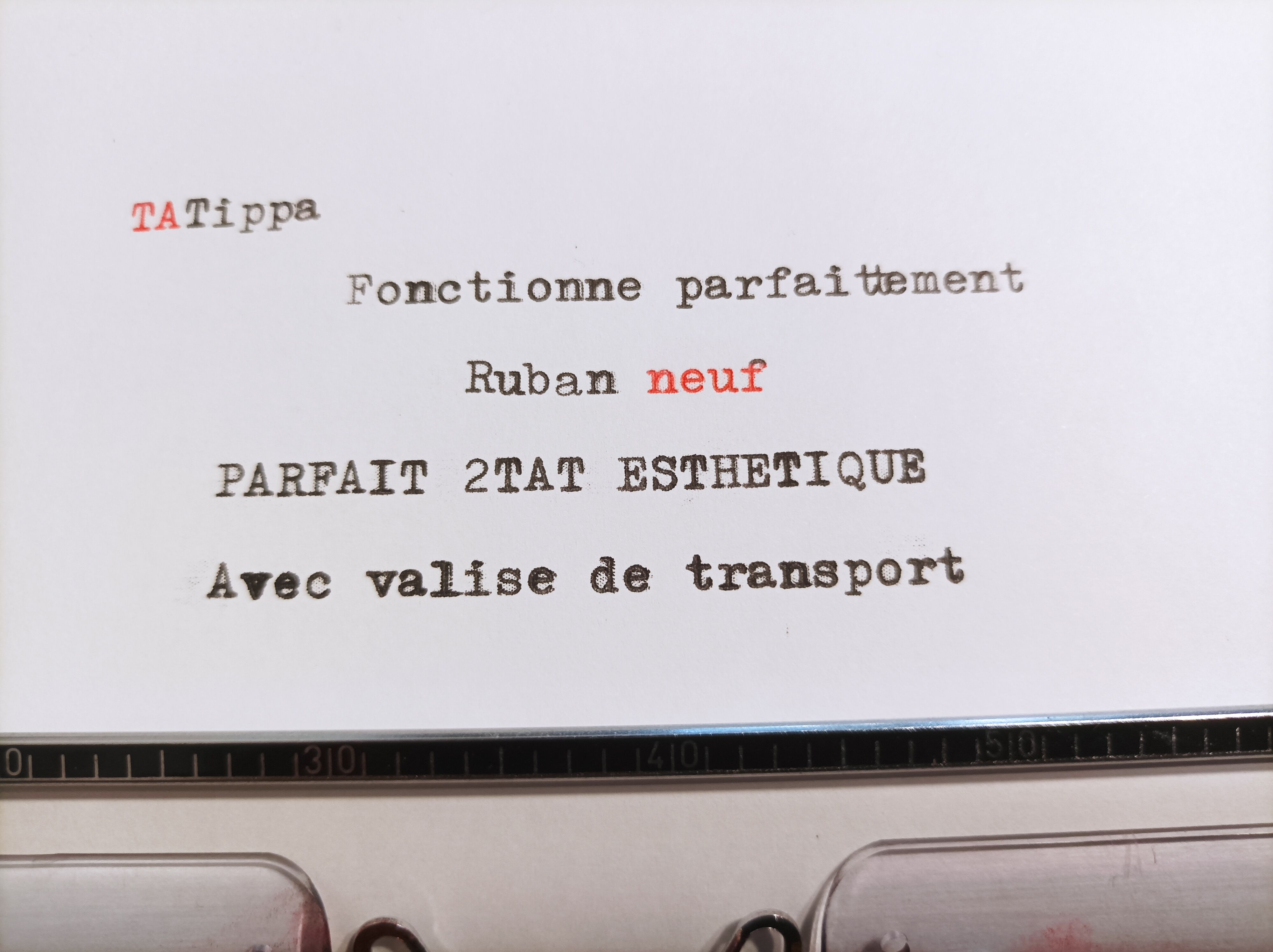 Typewriter Triumph Adler Tippa 1970