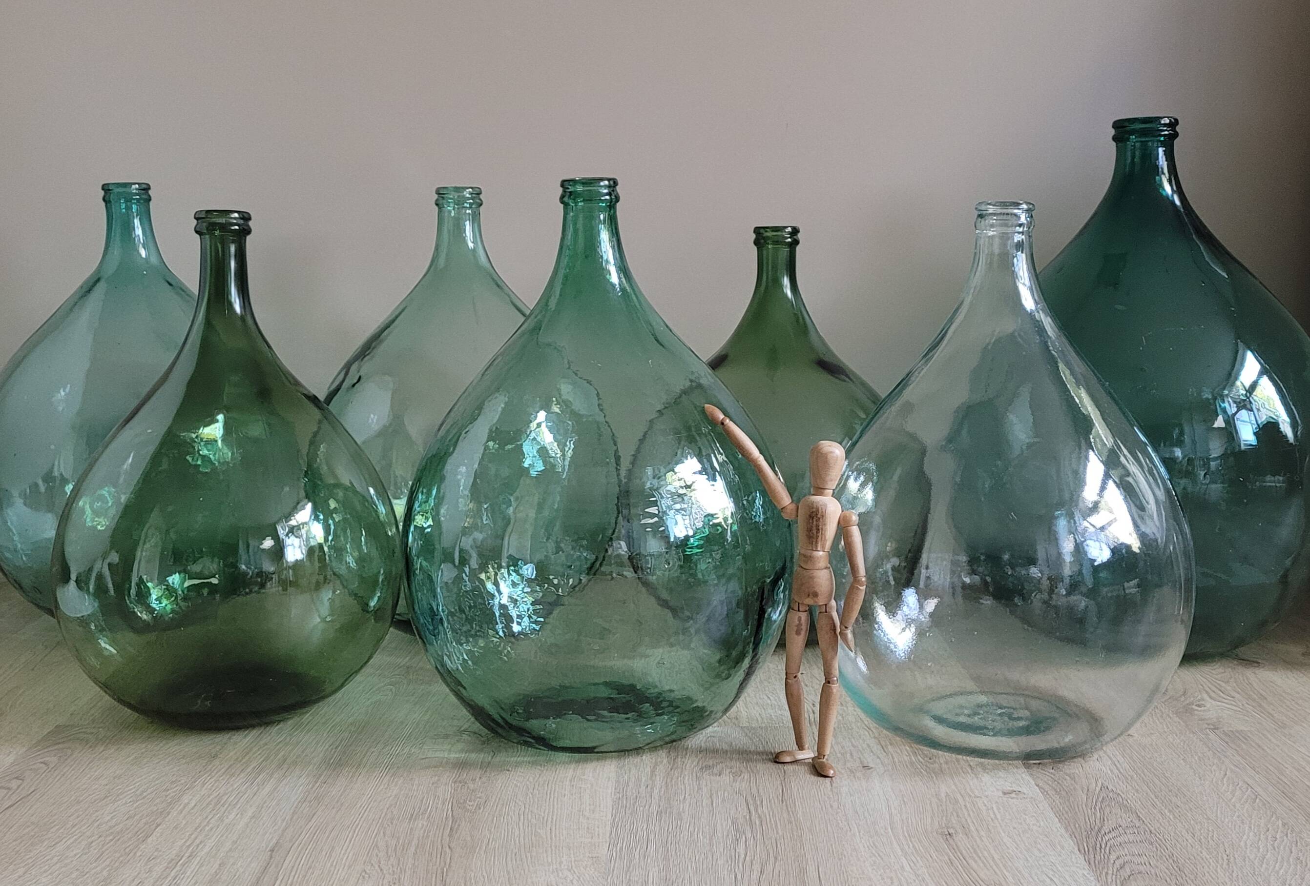 30L blue demijohn