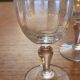 Verres à pied fin XIX ème