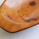 70s wooden fruit cup