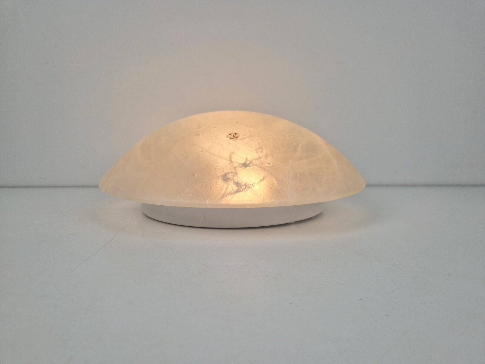 Vintage Ceiling Lamp in Frosted Glass from Peill & Putzler, 1960s