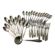 Cutlery set 37 place settings Goldsmith ATD silver metal