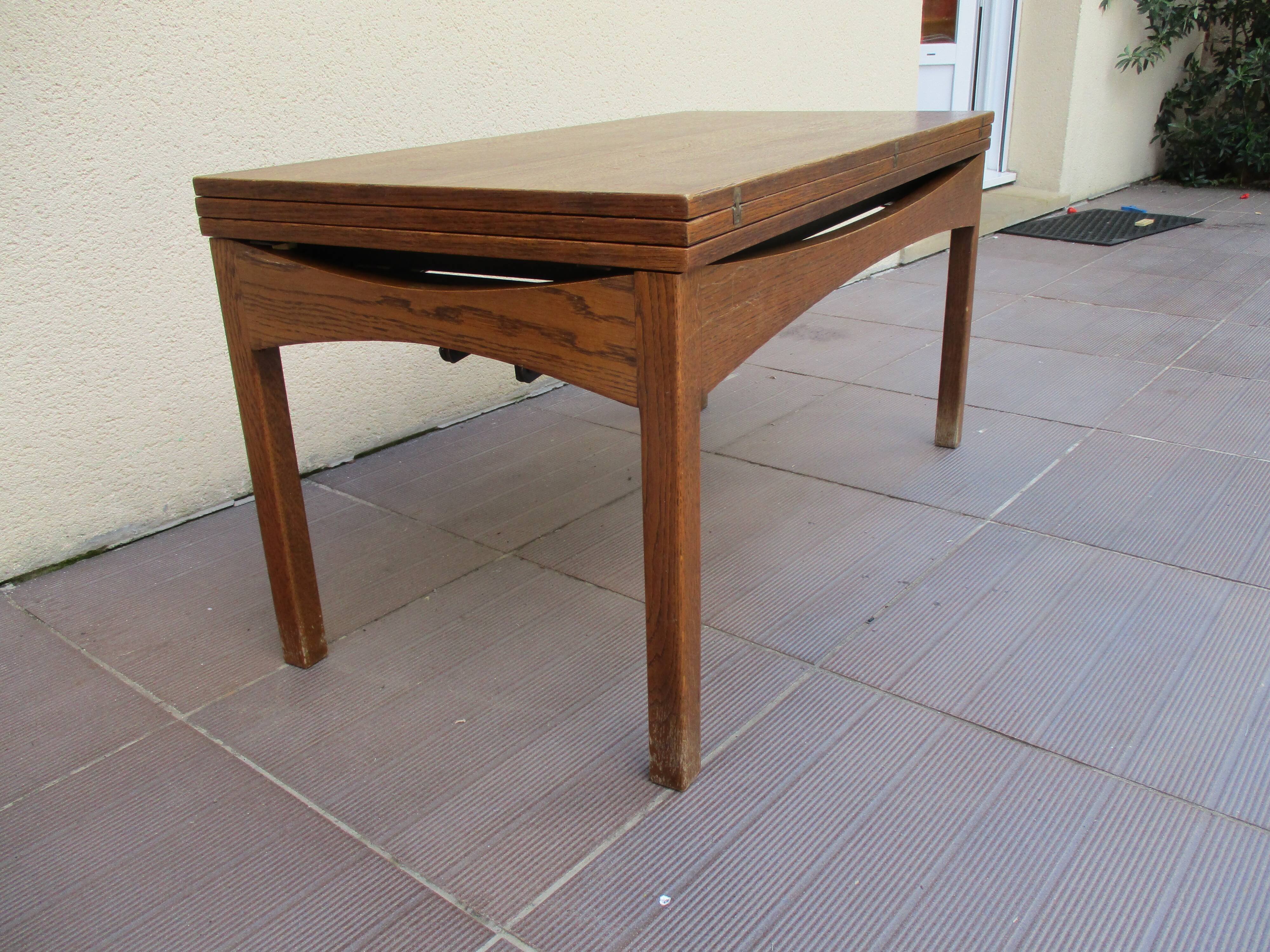 Coffee table lift smørrebrød scandinavian years 60