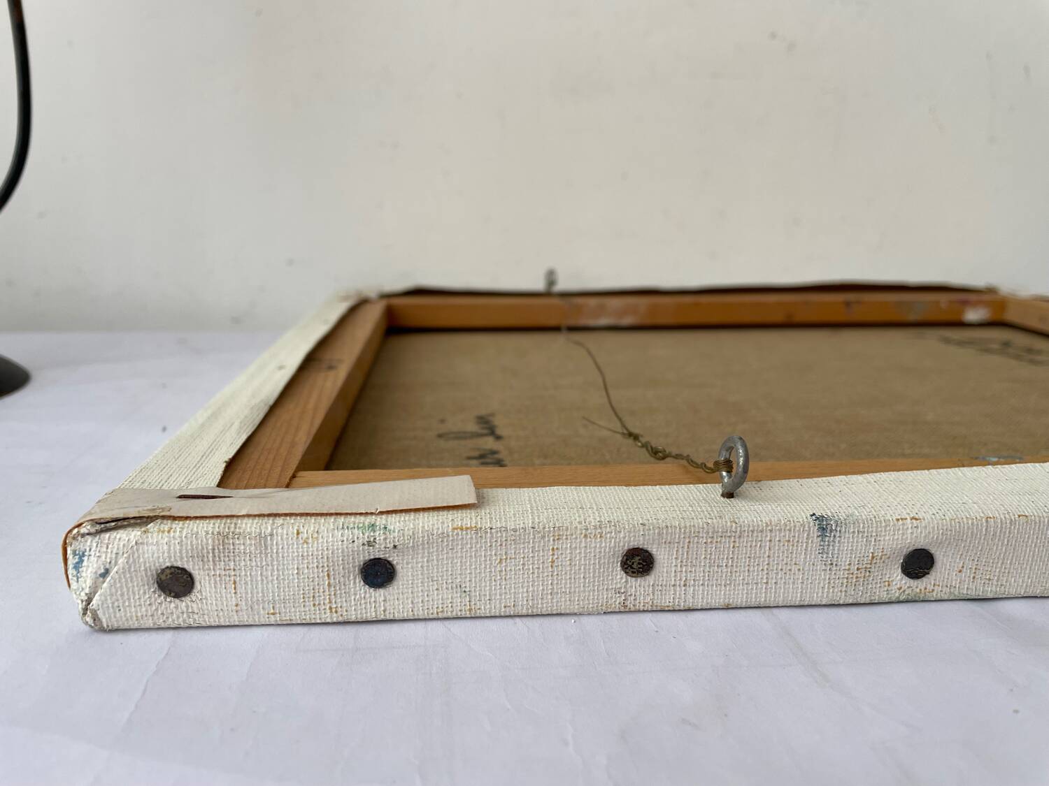 Bouquet fleurs huile sur toile