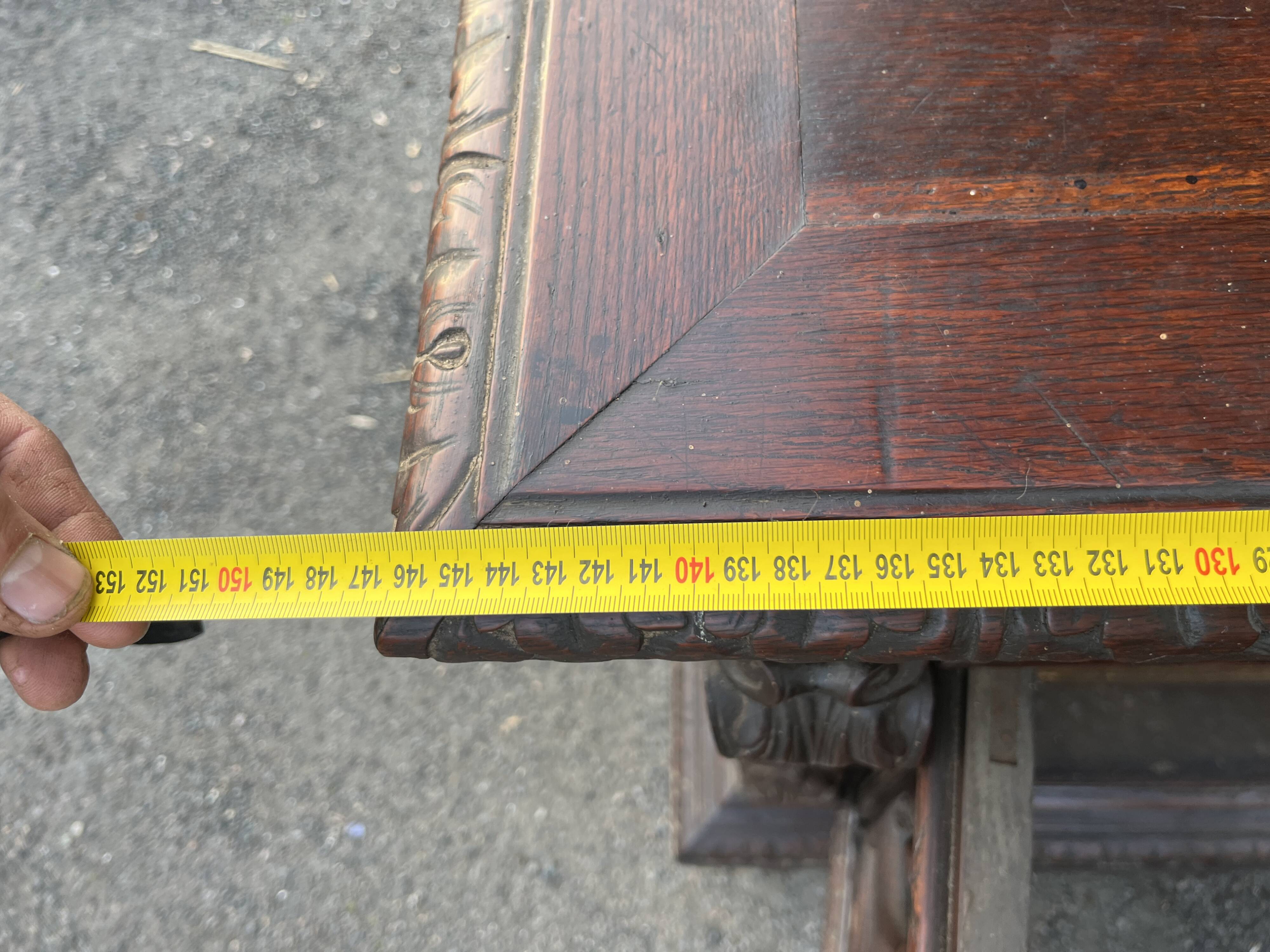 Monumental hunting buffet in carved oak