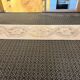 Vintage Handmade Muted Beige and Brown Long Hallway Runner