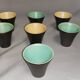 Set of 7 vintage coffee cups 50s 60s