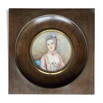 Miniature: portrait of a quality lady