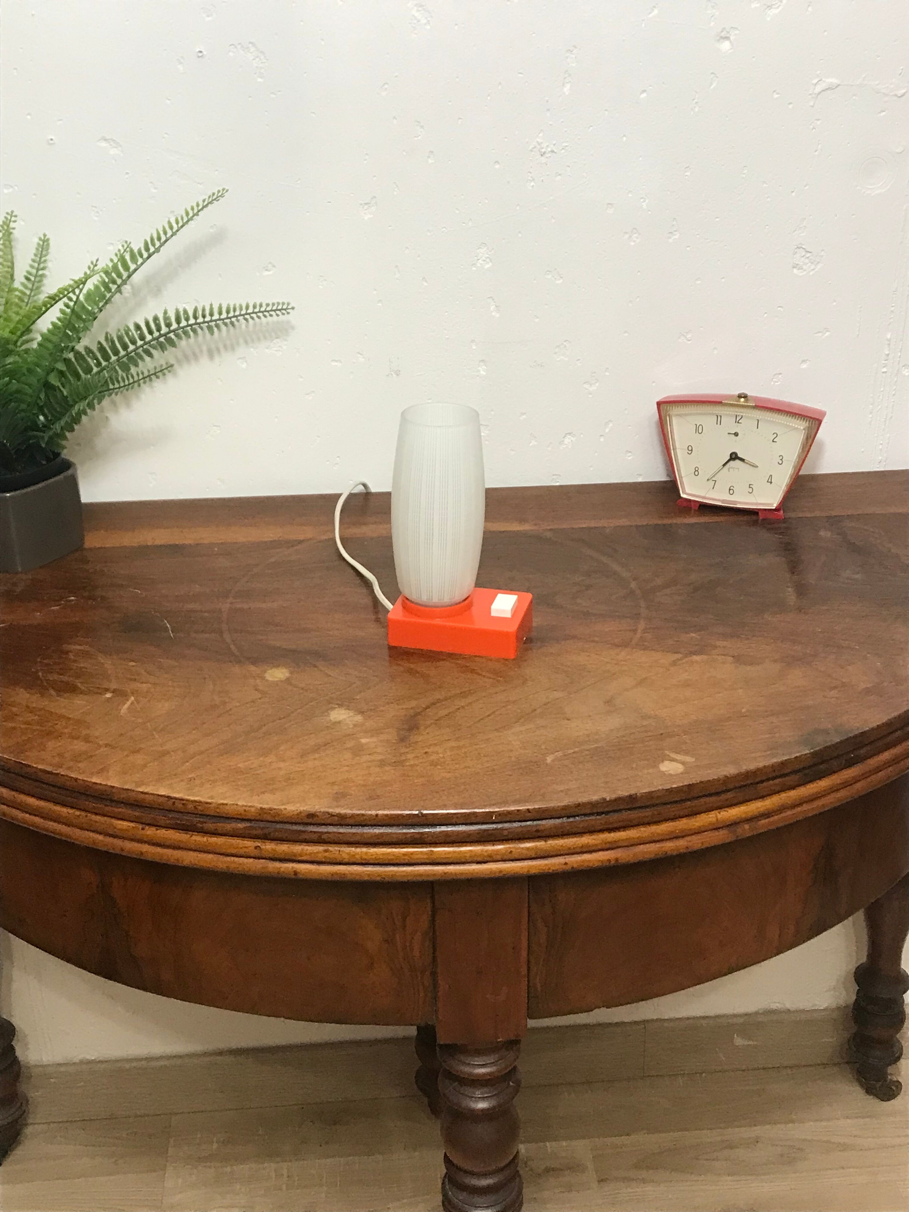 Seventies orange lamp