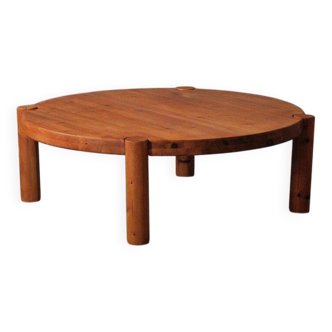 Solid pine coffee table circa 1980
