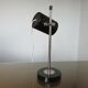 Lampe italienne " tuyau " en laiton nickelé et aluminium années 50/60