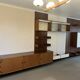 Modular Wall System in Wood Veneer, White Laminate, Glass and