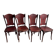 Set of 4 Art Nouveau chairs by Jacob & Josef Kohn (circa 1900)