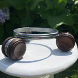 Art Deco bowl on silver foot