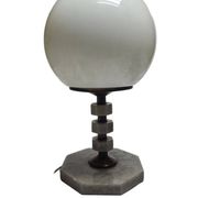 Art Deco style bedside lamp from Polam, Poland, 1970s