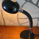Table lamp or desk gamma lux italy black and chrome