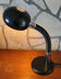 Table lamp or desk gamma lux italy black and chrome