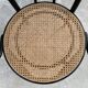 Fauteuil Thonet modèle 1018 en bois courbé noir et cannage 1930