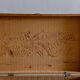 Ancient rice starch wooden case trunk W. Paterson, france