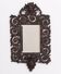 France Antique Cast Bronze women's Head wall Mirror