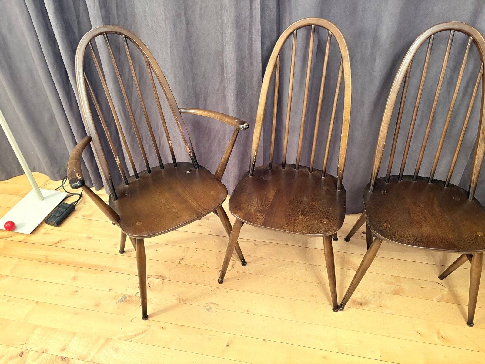 Quaker Windsor chairs by Lucian Ercolani for Ercol, United Kingdom, 1960s, set of 4