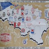 Beautiful map of Belgium and its beers