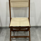 Set of 4 folding garden chairs