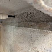 Concrete floor lamp "Borne" by Le Corbusier