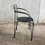 Set of 4 silver moon armchairs by Pascal Mourgue for Fermob