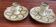Pair of vintage cave rat candlesticks in glazed terracotta