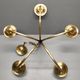 CVL (Val de Loire Creations) ~ Chandelier ~ Chatelet Collection - 5 lights ~ Burnished brass - 21st century