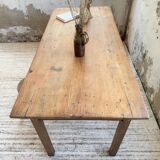 Table de ferme en cerisier