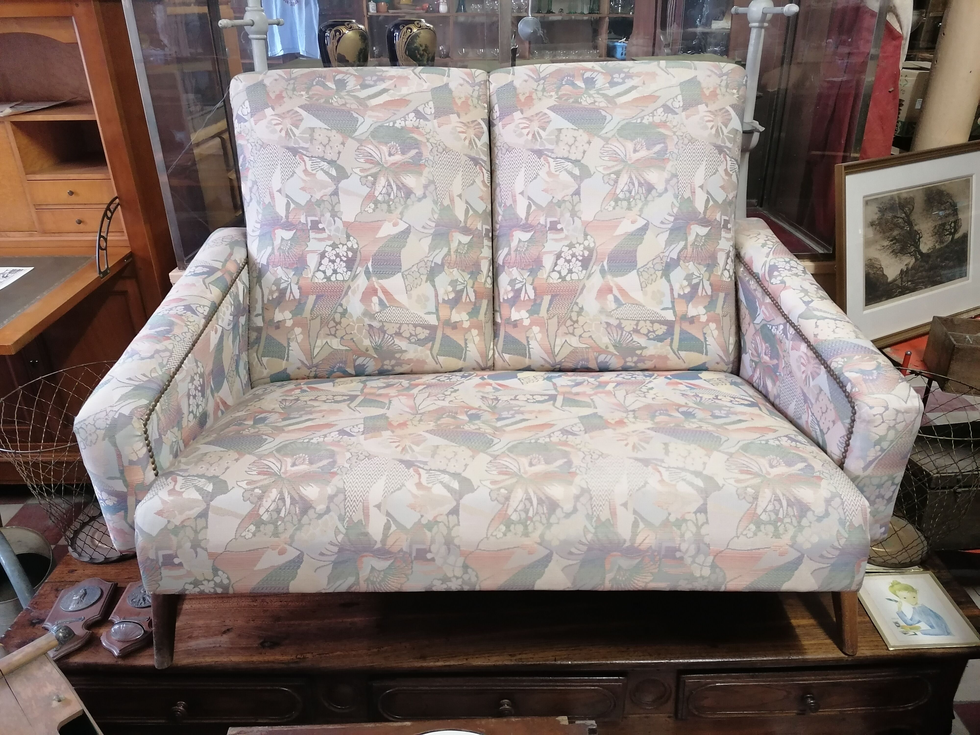 Vintage 2-seater bench