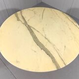 Round marble dining table with tulip foot 1960’s