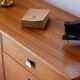 Vintage teak and zebrano chest of drawers: elegance of the 60s.