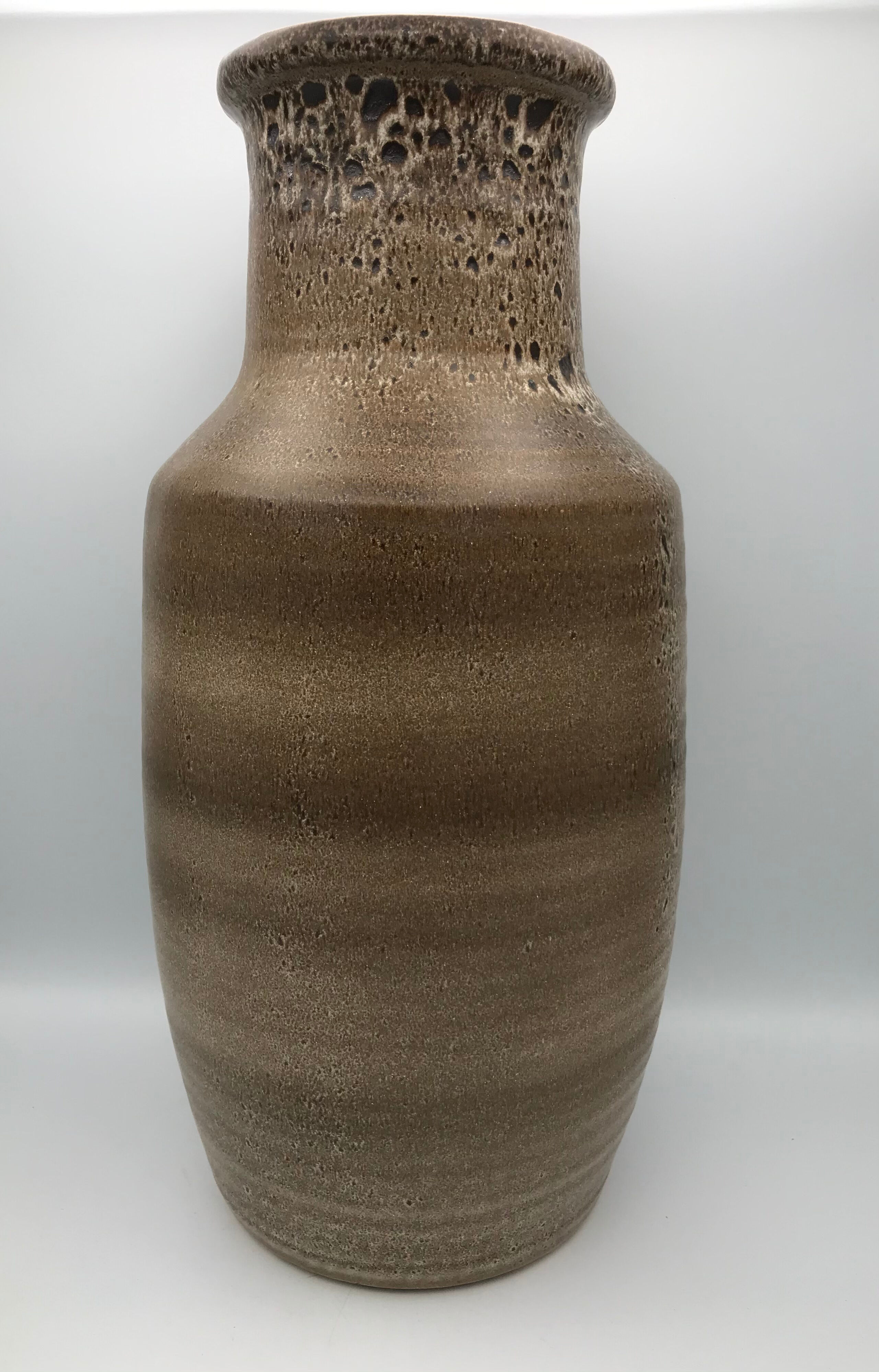 Vase in ceramic rock effect of saint clement mammouth 38 cm decoration