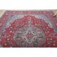 1970s Vintage Persian Handmade Wool Red Oversized Rug 297x378