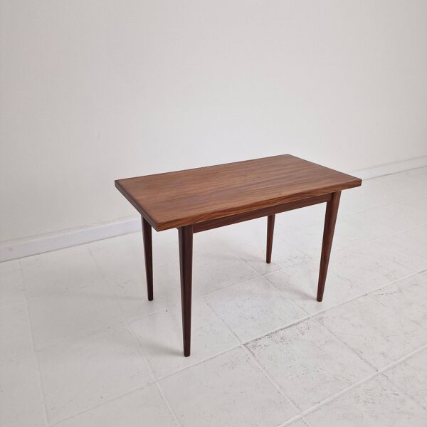 Table basse ou d'appoint danoise vintage en teck, années 1970