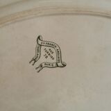 Serving dish in iron earth