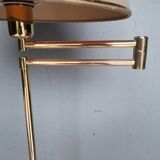 1980s gold metal lamppost