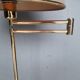 1980s gold metal lamppost